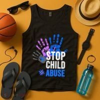 Stop Child Abuse Child Abuse Prevention Awareness Tank Top thumb 4
