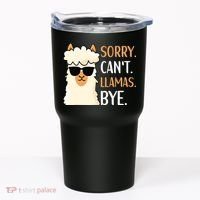 Sorry Can't Alpacas Bye LLama Apparel Tumbler thumb 0