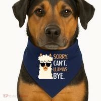 Sorry Can't Alpacas Bye LLama Apparel USA-Made Doggie Bandana thumb 1