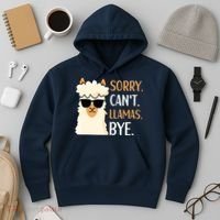 Sorry Can't Alpacas Bye LLama Apparel Hoodie thumb 3