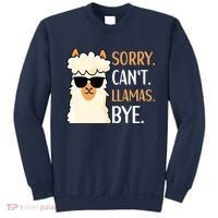 Sorry Can't Alpacas Bye LLama Apparel Sweatshirt thumb 0