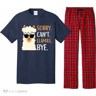 Sorry Can't Alpacas Bye LLama Apparel Pajama Set