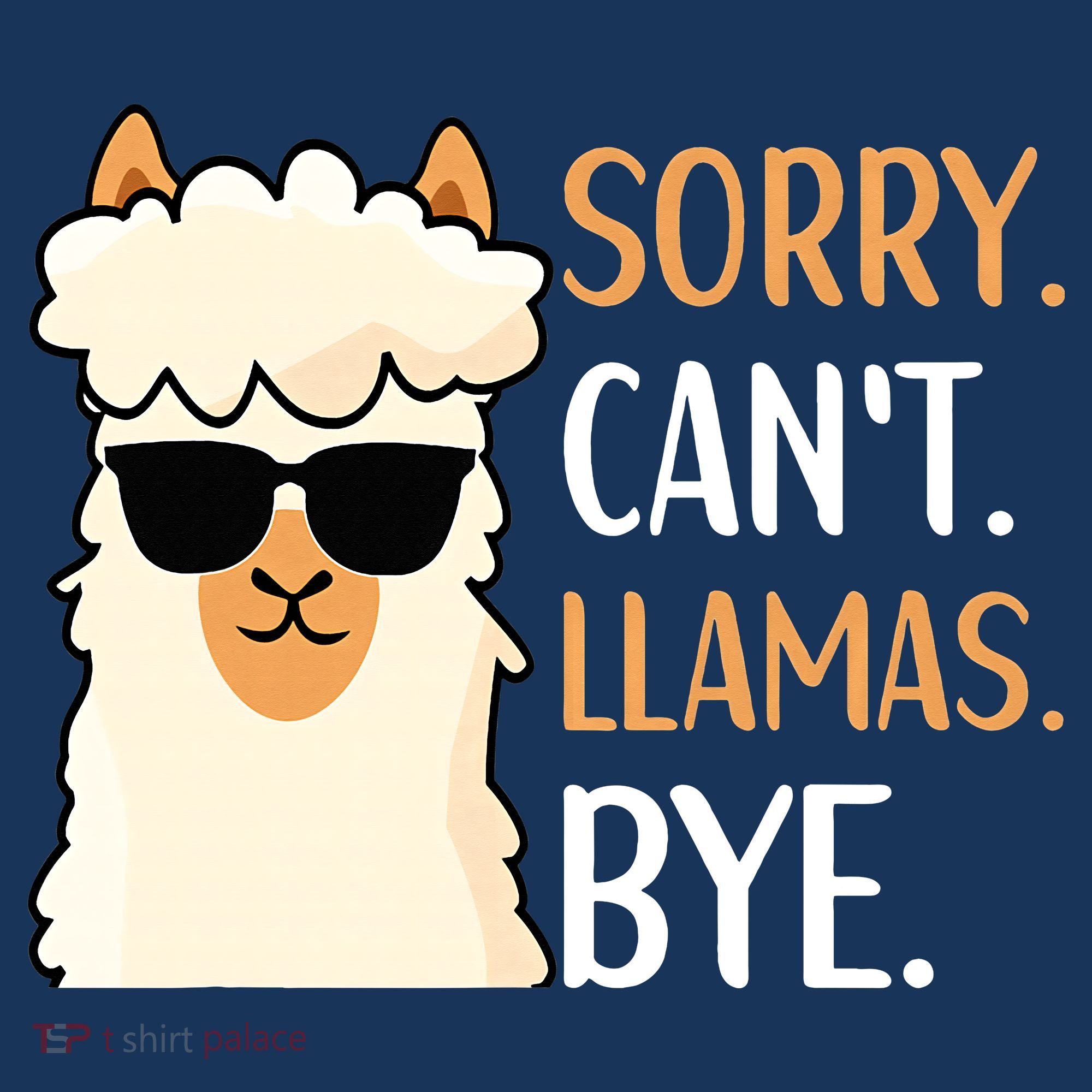 Sorry Can't Alpacas Bye LLama Apparel Golf Towel