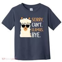 Sorry Can't Alpacas Bye LLama Apparel Toddler T-Shirt thumb 0