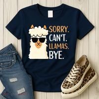 Sorry Can't Alpacas Bye LLama Apparel Women's T-Shirt thumb 3
