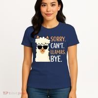 Sorry Can't Alpacas Bye LLama Apparel Women's T-Shirt thumb 4