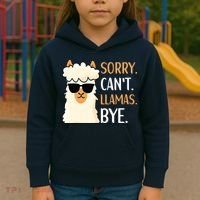 Sorry Can't Alpacas Bye LLama Apparel Kids Hoodie thumb 3