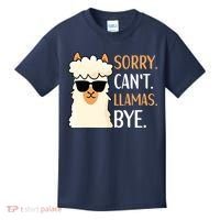 Sorry Can't Alpacas Bye LLama Apparel Kids T-Shirt thumb 0
