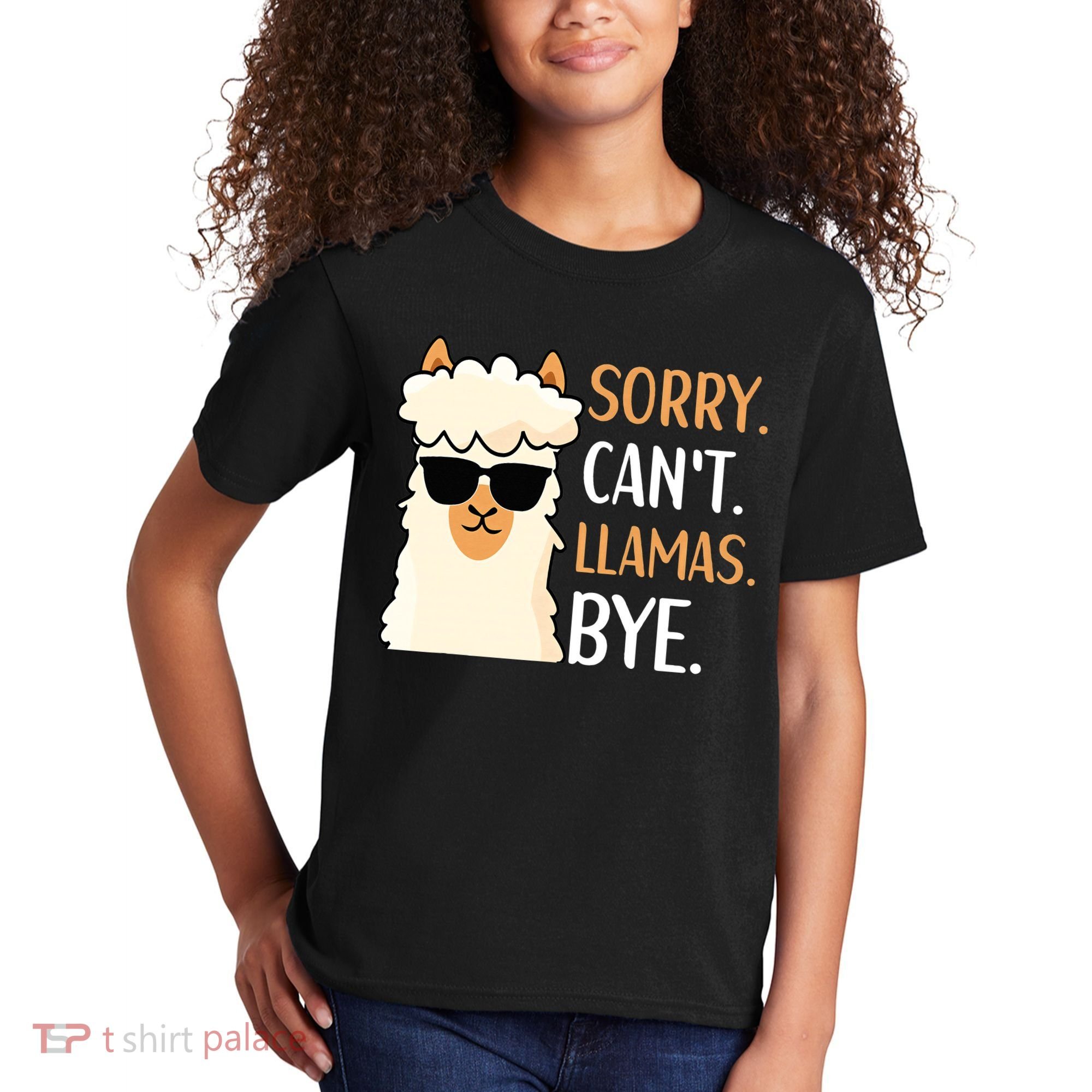 Sorry Can't Alpacas Bye LLama Apparel Kids T-Shirt