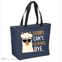 Sorry Can't Alpacas Bye LLama Apparel Tote Bag thumb 2
