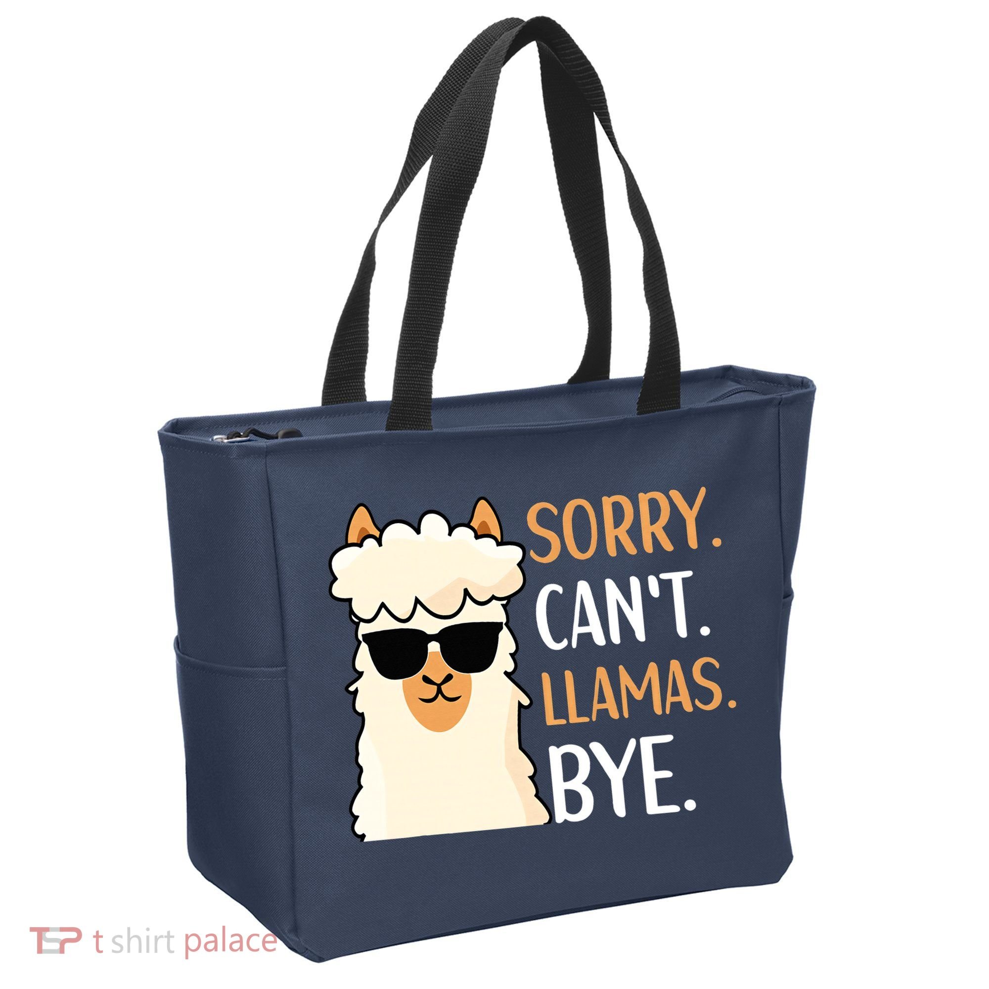 Sorry Can't Alpacas Bye LLama Apparel Tote Bag