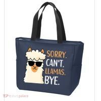 Sorry Can't Alpacas Bye LLama Apparel Tote Bag thumb 3