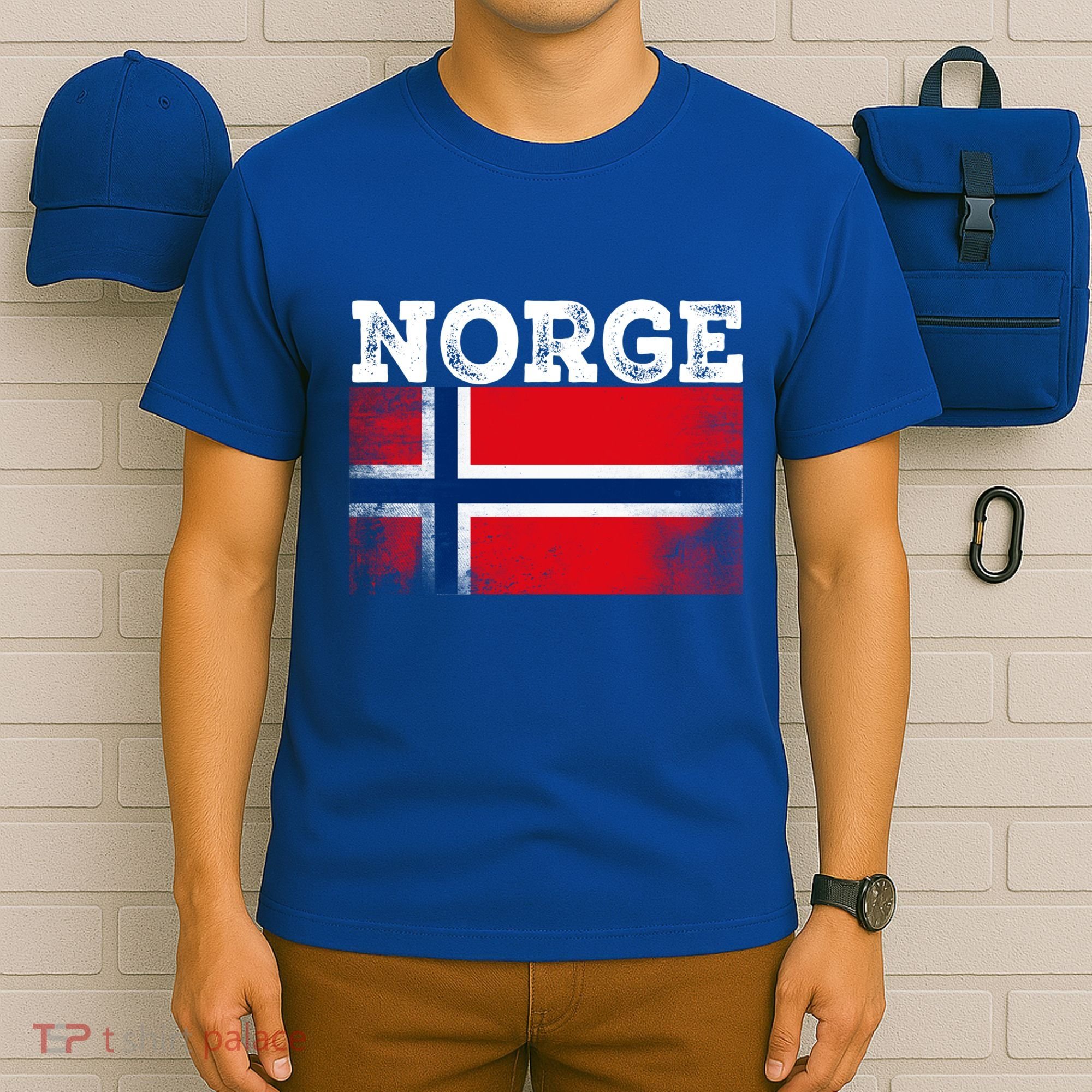 Scandinavian Culture And The Rich History Of Norge Flag Gift T-Shirt
