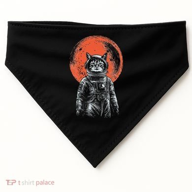 Space Cat Astronaut Cat Good Luck Cat Vintage USA-Made Doggie Bandana