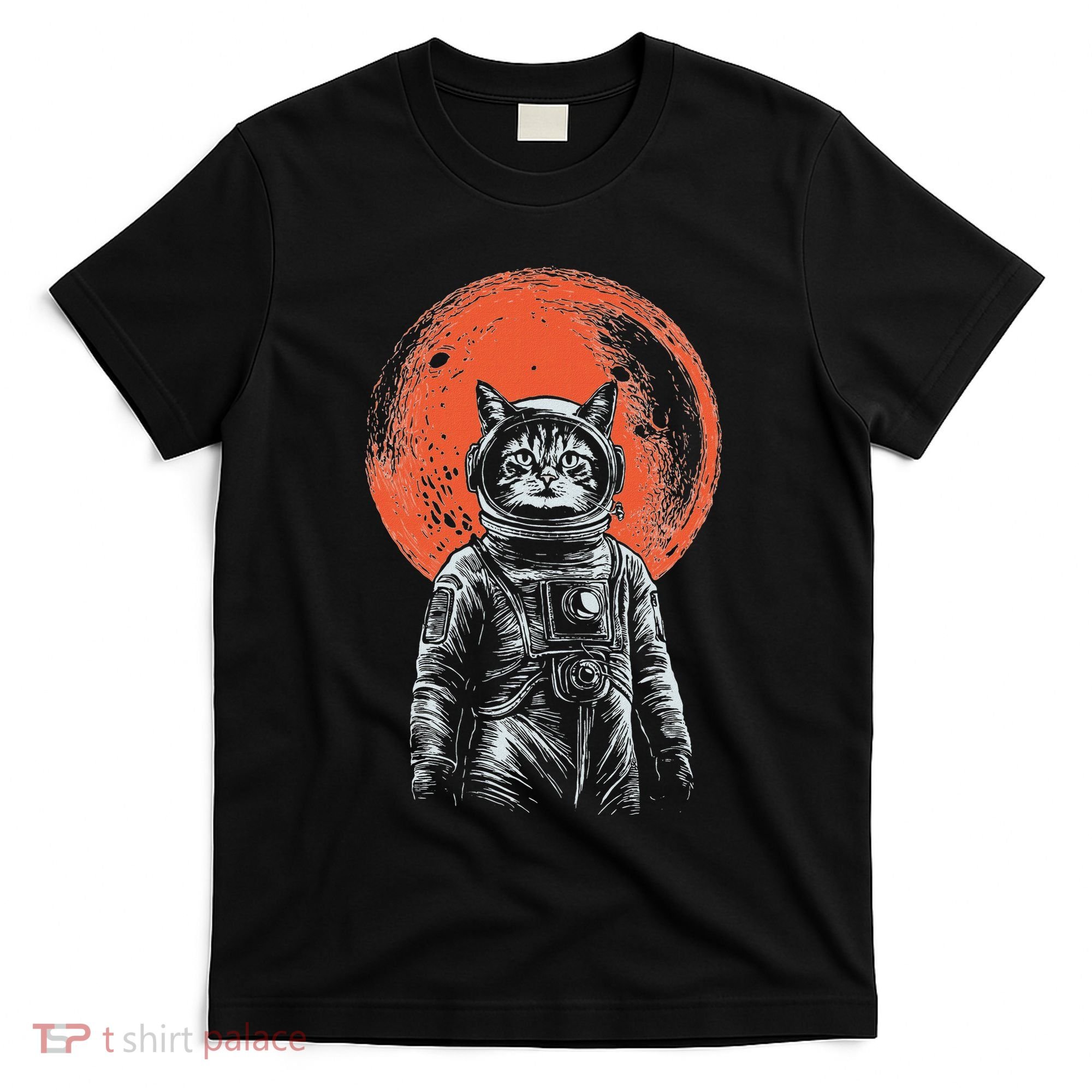 Space Cat Astronaut Cat Good Luck Cat Vintage T-Shirt