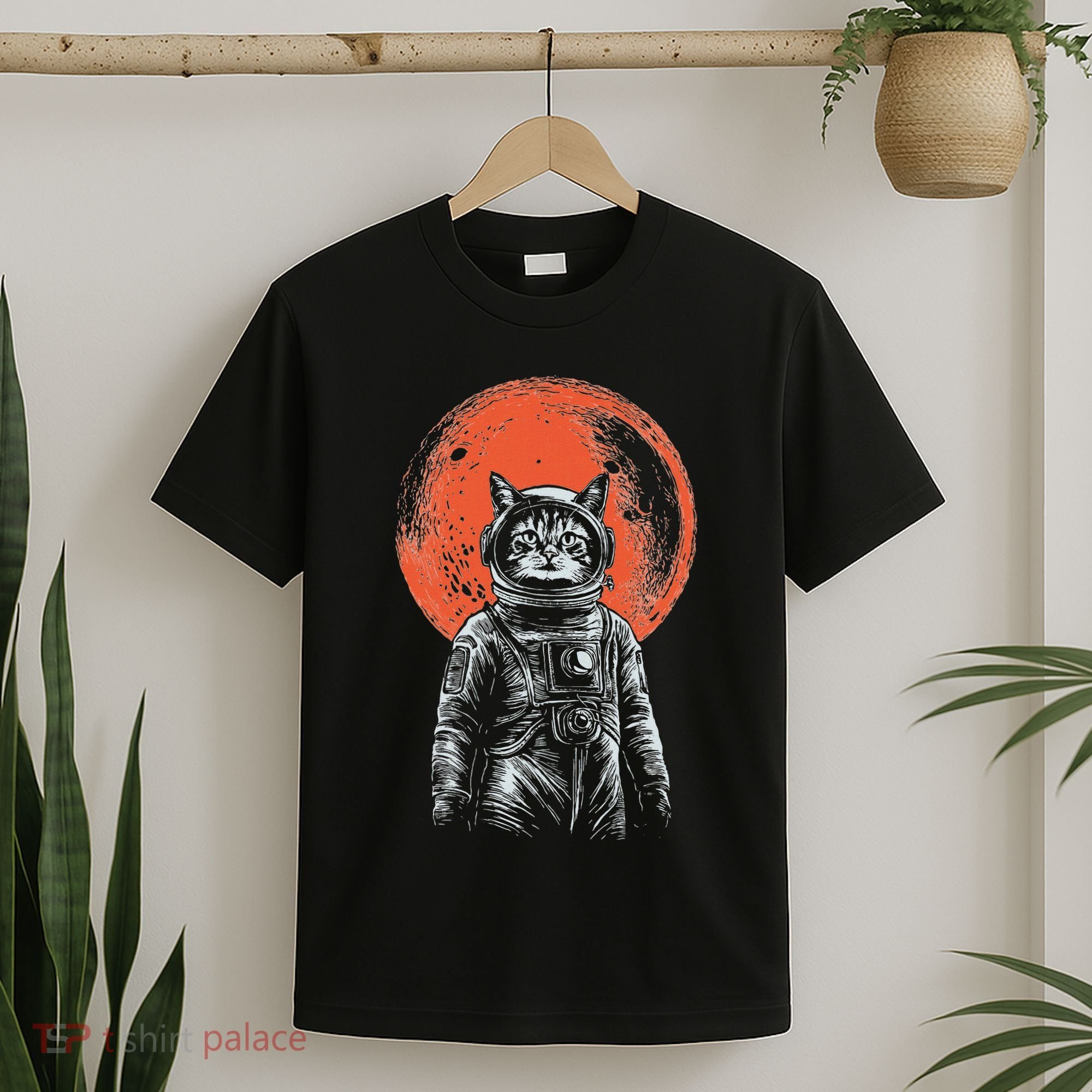Space Cat Astronaut Cat Good Luck Cat Vintage T-Shirt