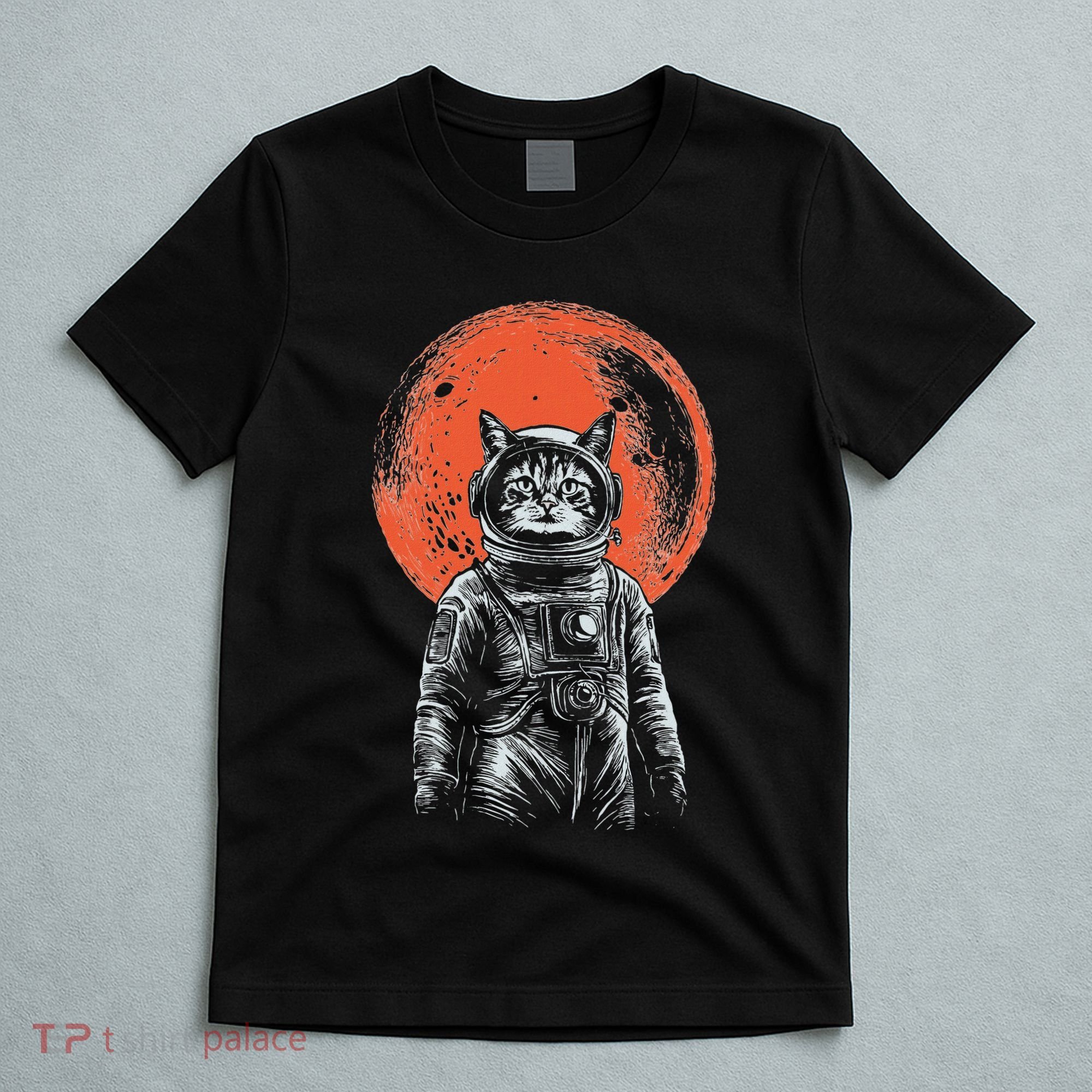 Space Cat Astronaut Cat Good Luck Cat Vintage T-Shirt