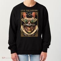 Steampunk Cat Animal Bizarre Women's Sweatshirt thumb 0