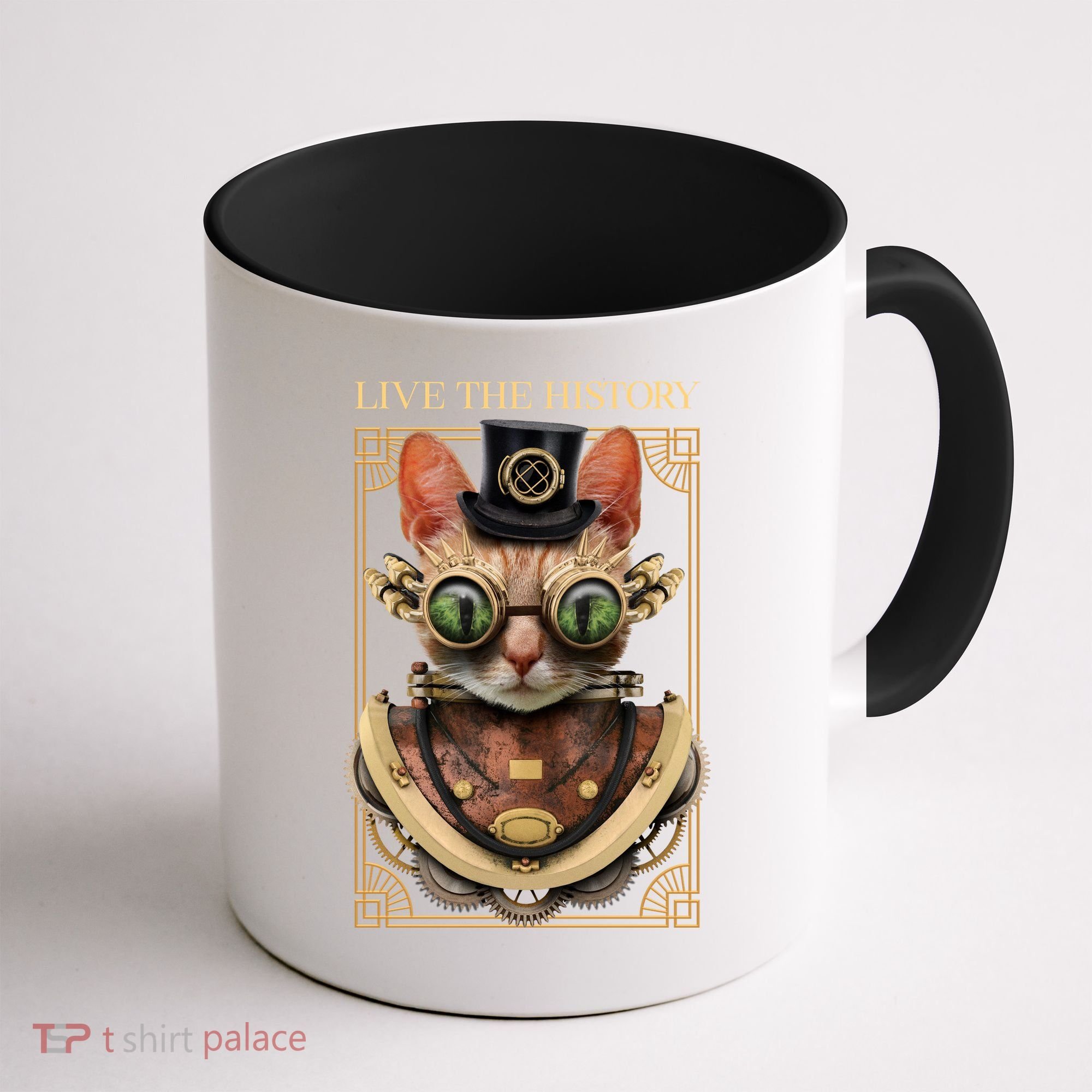 Steampunk Cat Animal Bizarre Coffee Mug
