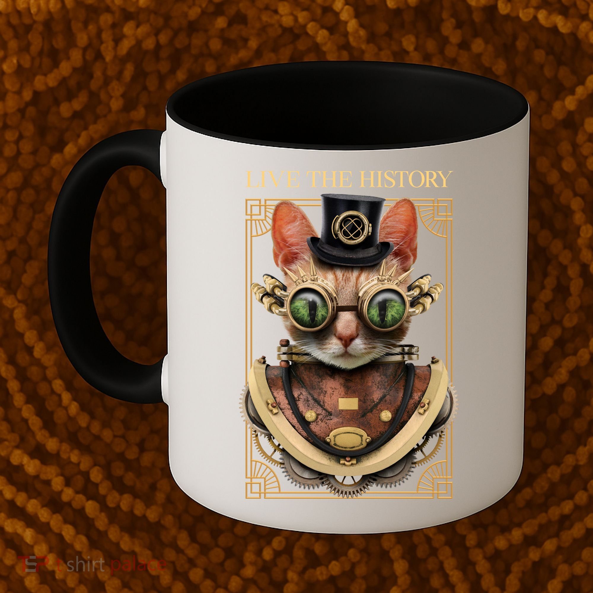 Steampunk Cat Animal Bizarre Coffee Mug