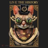 Steampunk Cat Animal Bizarre Beanie thumb 2