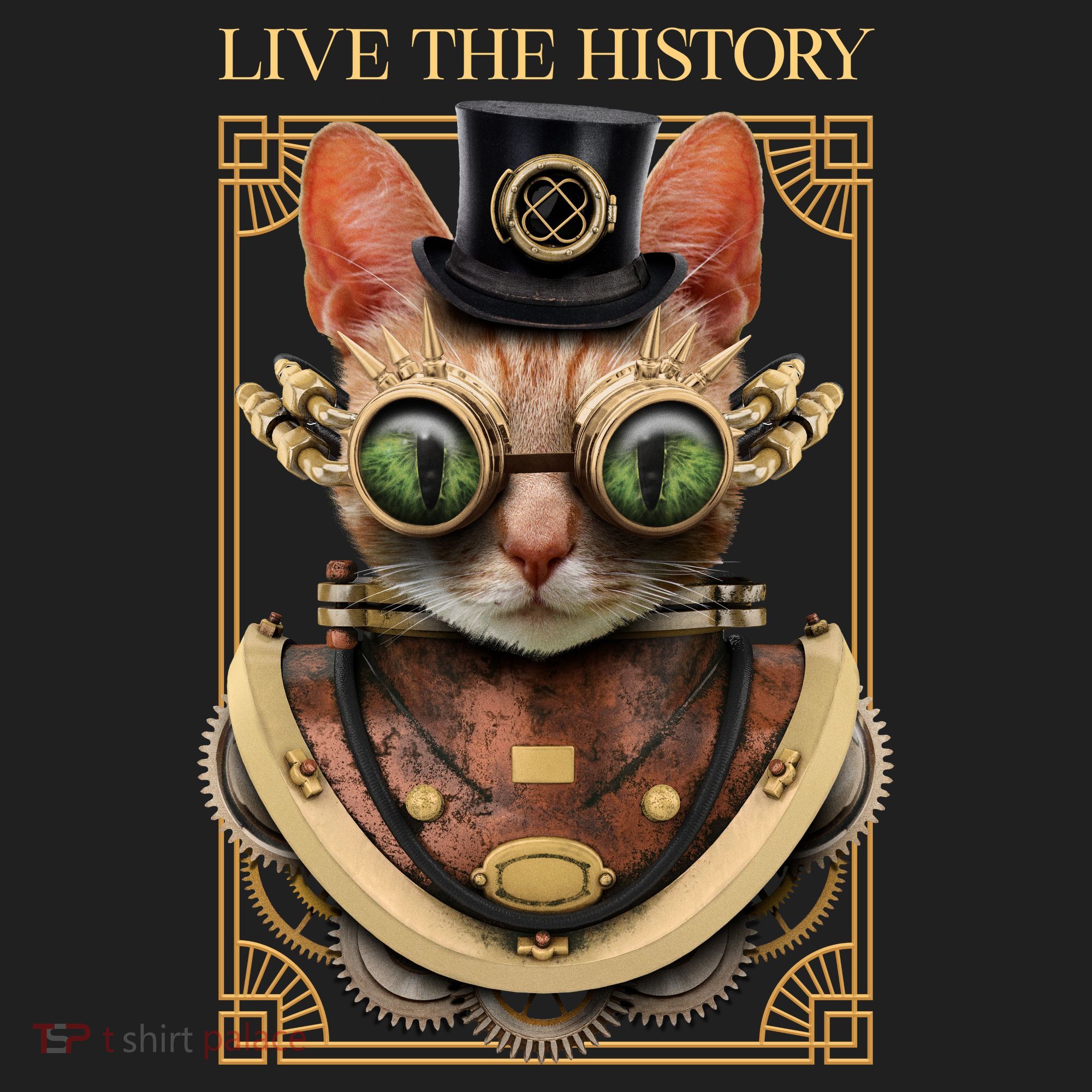 Steampunk Cat Animal Bizarre Beanie