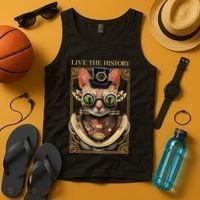 Steampunk Cat Animal Bizarre Tank Top thumb 4