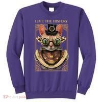 Steampunk Cat Animal Bizarre Sweatshirt thumb 0
