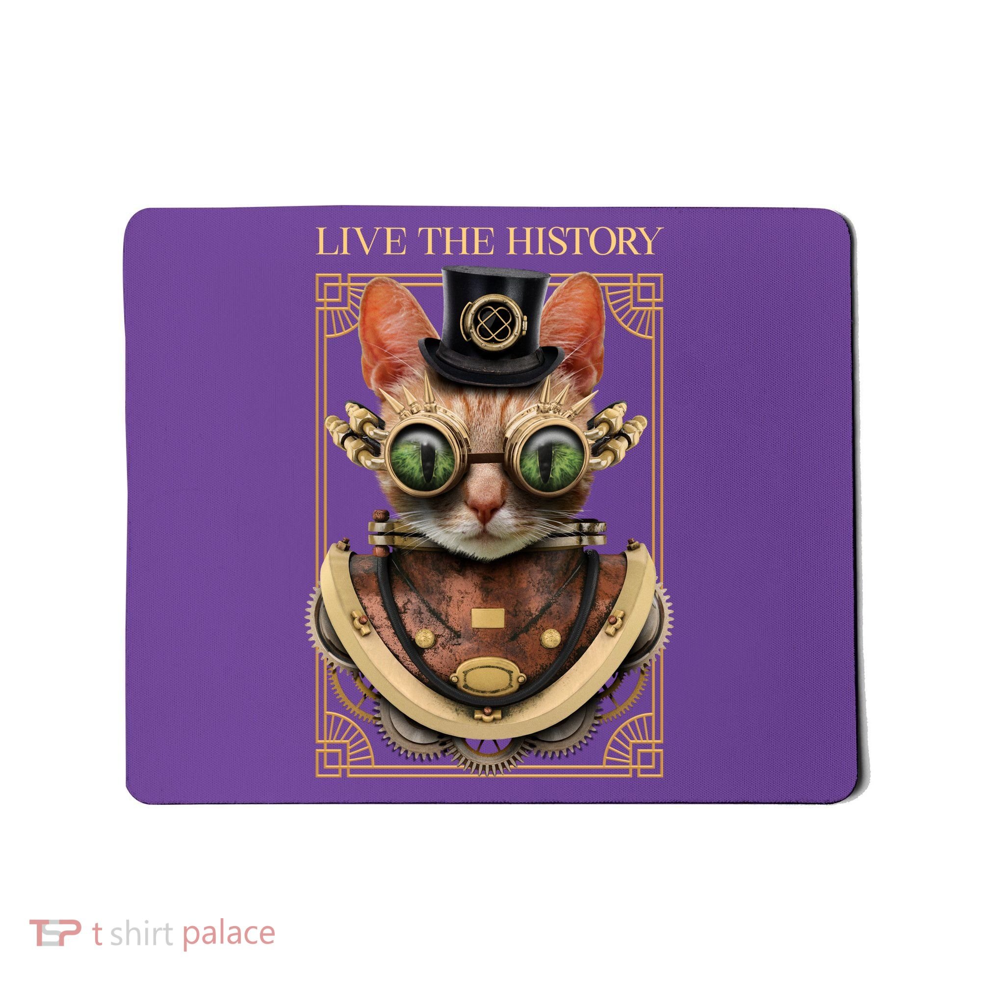 Steampunk Cat Animal Bizarre Mousepad