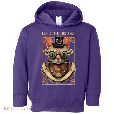 Steampunk Cat Animal Bizarre Toddler Hoodie