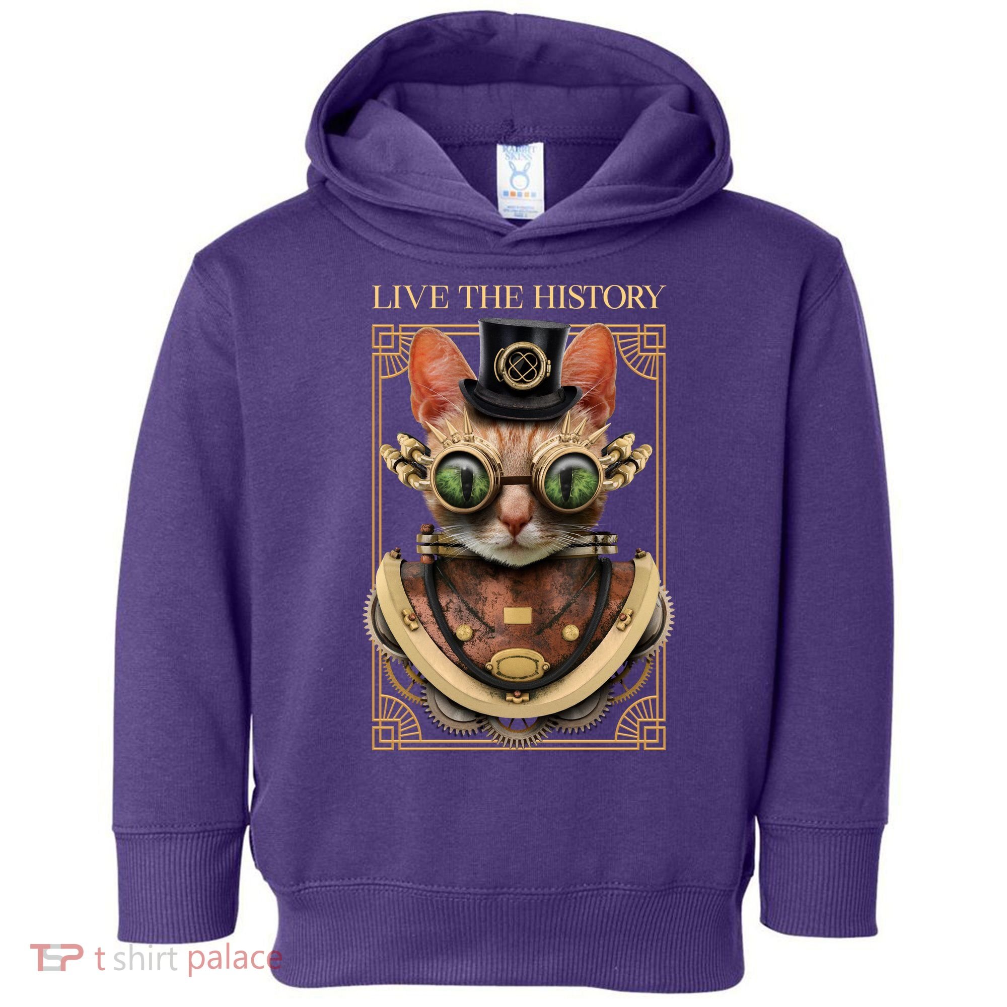 Steampunk Cat Animal Bizarre Toddler Hoodie