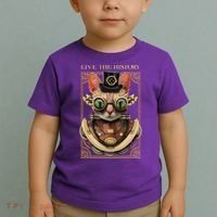 Steampunk Cat Animal Bizarre Toddler T-Shirt thumb 2