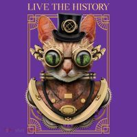 Steampunk Cat Animal Bizarre Women's Long Sleeve Shirt thumb 2