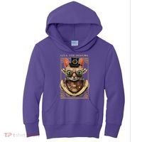 Steampunk Cat Animal Bizarre Kids Hoodie thumb 0