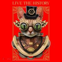 Steampunk Cat Animal Bizarre Santa Hat thumb 1