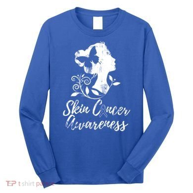 Skin Cancer Awareness Gift Long Sleeve Shirt