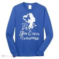 Skin Cancer Awareness Gift Long Sleeve Shirt thumb 0