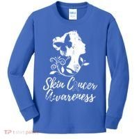Skin Cancer Awareness Gift Kids Long Sleeve Shirt thumb 0