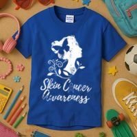 Skin Cancer Awareness Gift Kids T-Shirt thumb 3