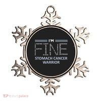 Stomach Cancer Awareness I´M Fine Periwinkle Ribbon Fighter Ornament thumb 0