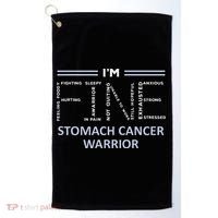 Stomach Cancer Awareness I´M Fine Periwinkle Ribbon Fighter Golf Towel thumb 0