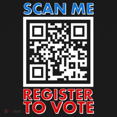 Scan Me QR Code Register To Vote Ladies Essential Flowy Tank