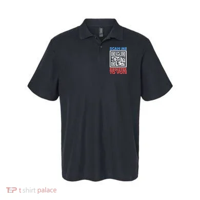 Scan Me QR Code Register To Vote Polo