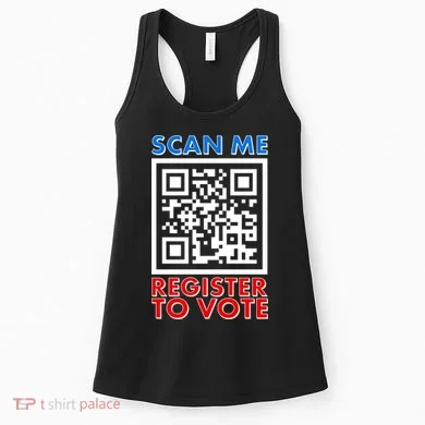 Scan Me QR Code Register To Vote Women's Tank Top