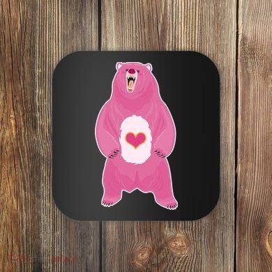 Scare Bear Coaster