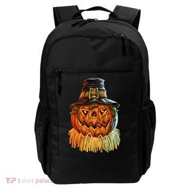 Scarecrow Pumpkin Halloween Backpack