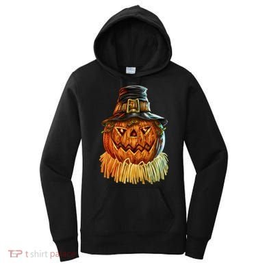 Scarecrow Pumpkin Halloween Women's Hoodie