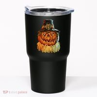 Scarecrow Pumpkin Halloween Tumbler thumb 0
