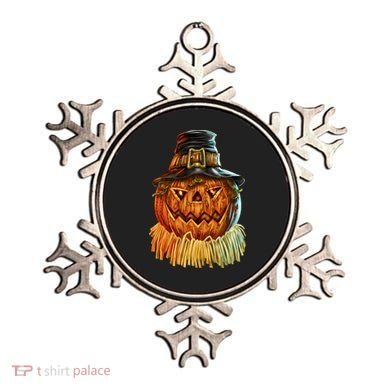 Scarecrow Pumpkin Halloween Ornament