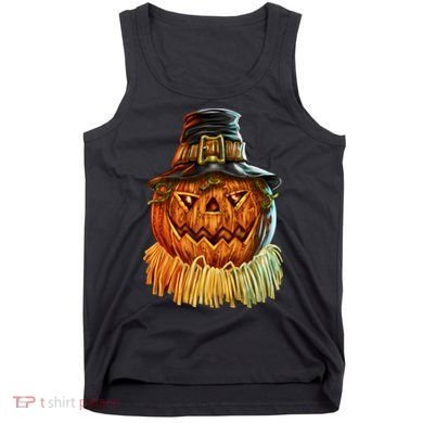 Scarecrow Pumpkin Halloween Tank Top
